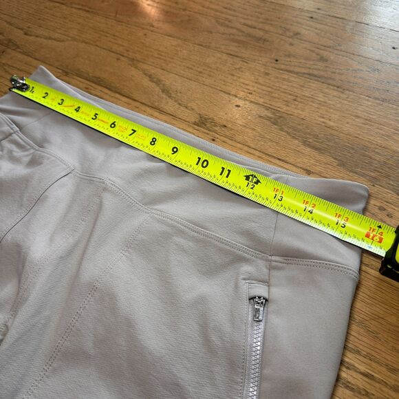 Athleta Headlands Hybrid Cargo Pants Light Asphalt Grey Taupe Women’s 12p - Picture 7 of 9